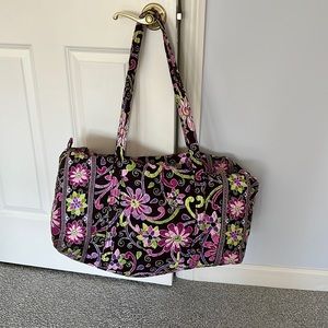 Vera Bradley large duffel • Pink and Brown Floral